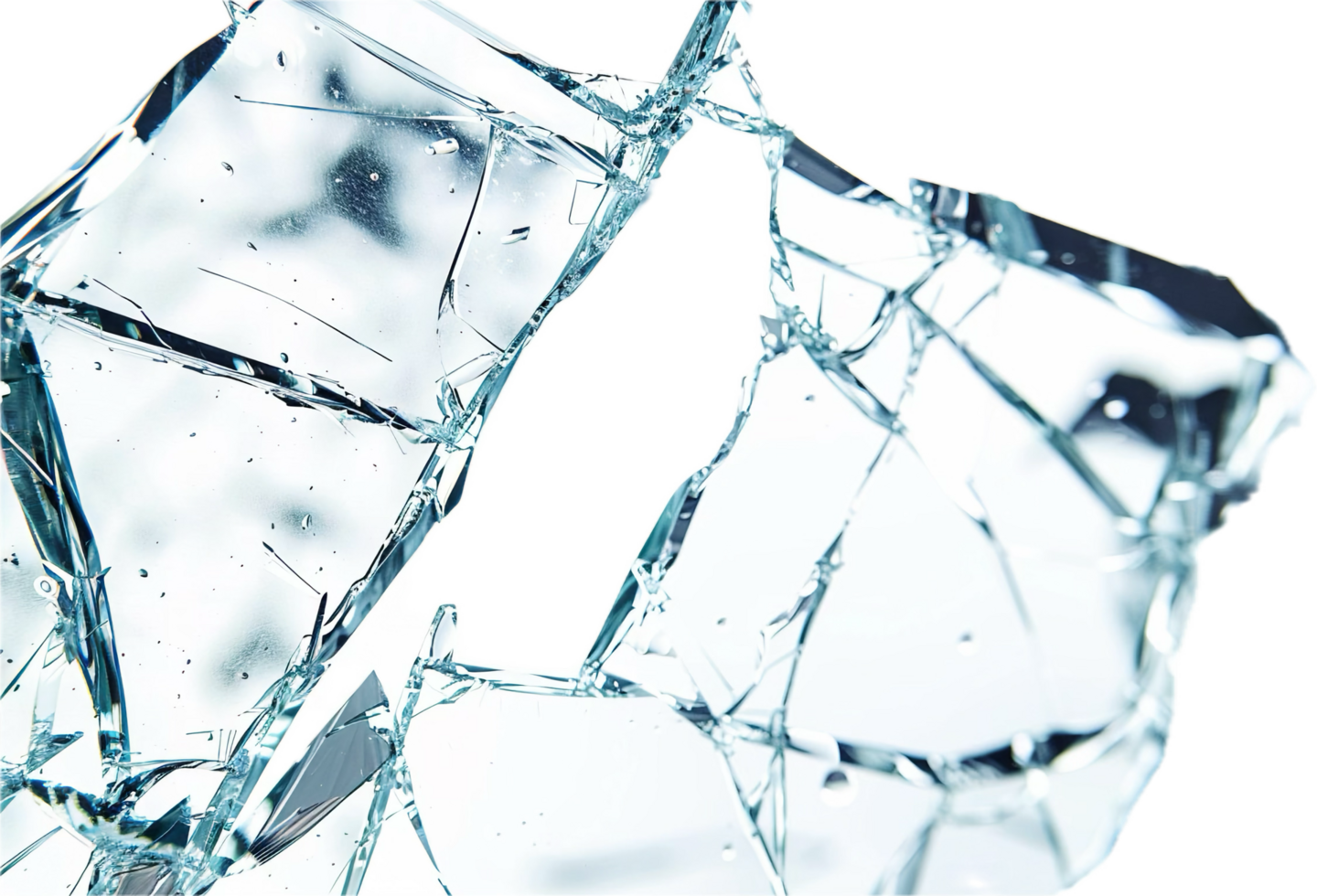 Pile of Broken Glass Shards. png