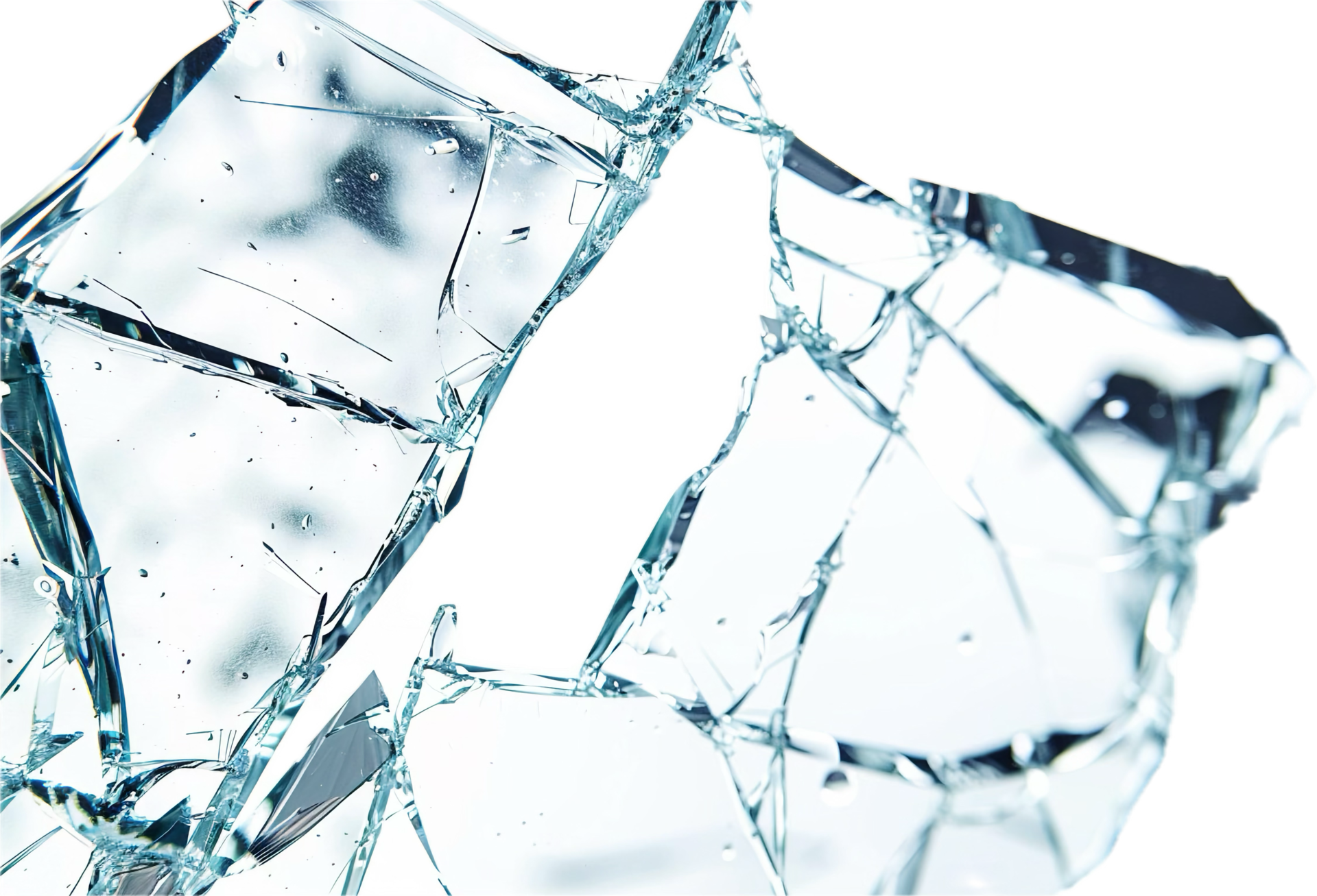 Pile of Broken Glass Shards. 46336144 PNG