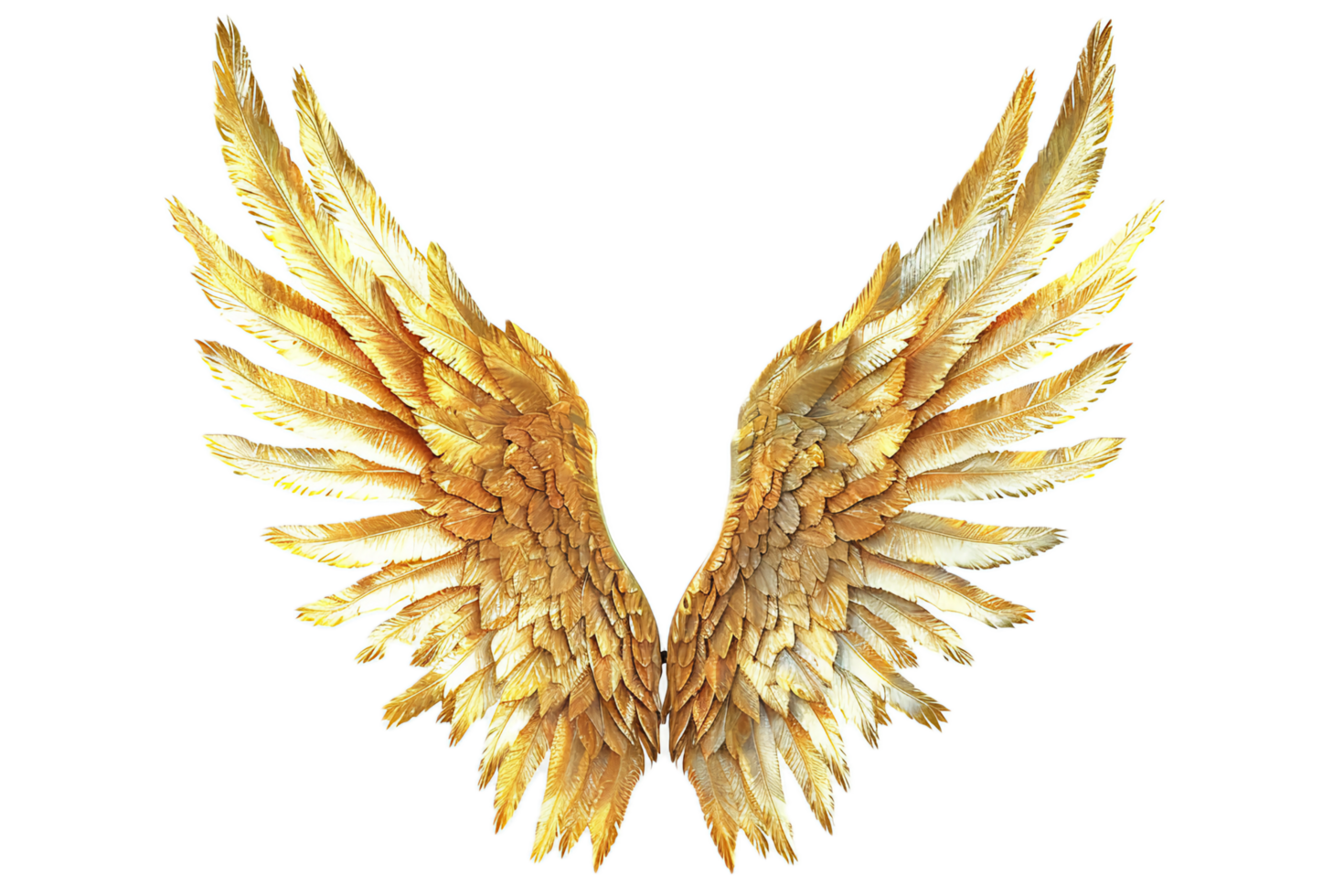 Golden Angel Wings. png