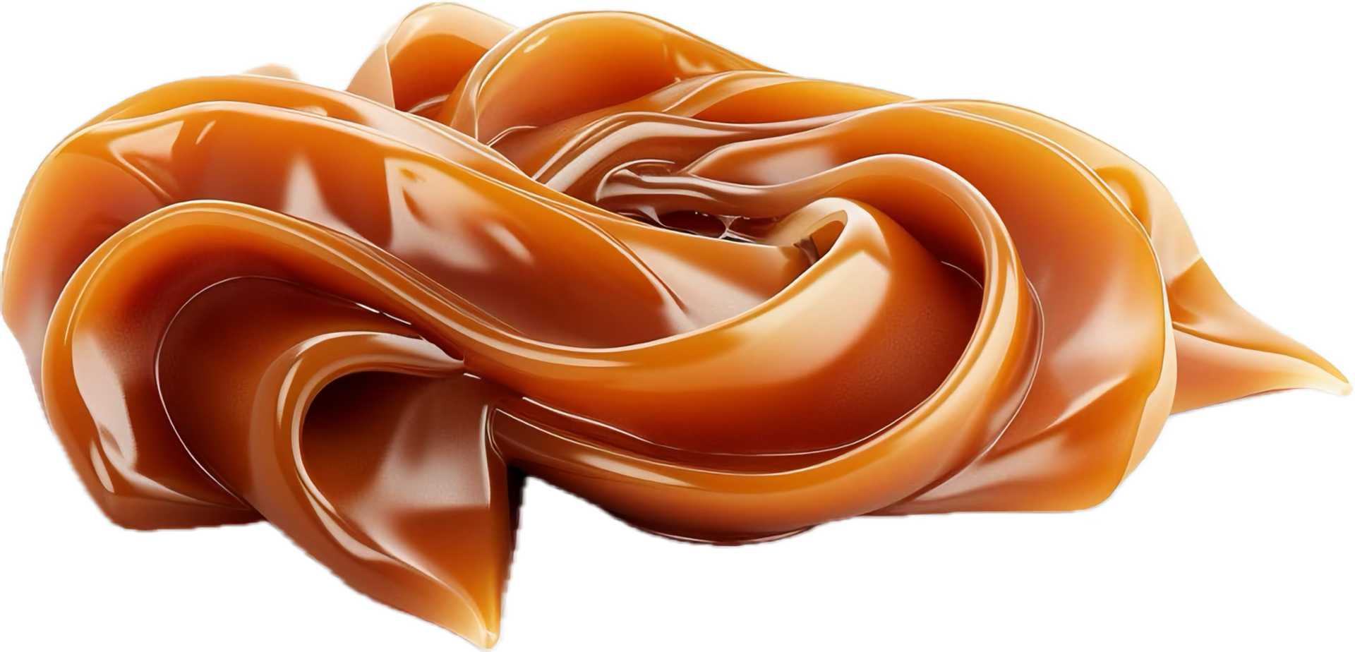 Smooth Swirl of Caramel Sauce. png