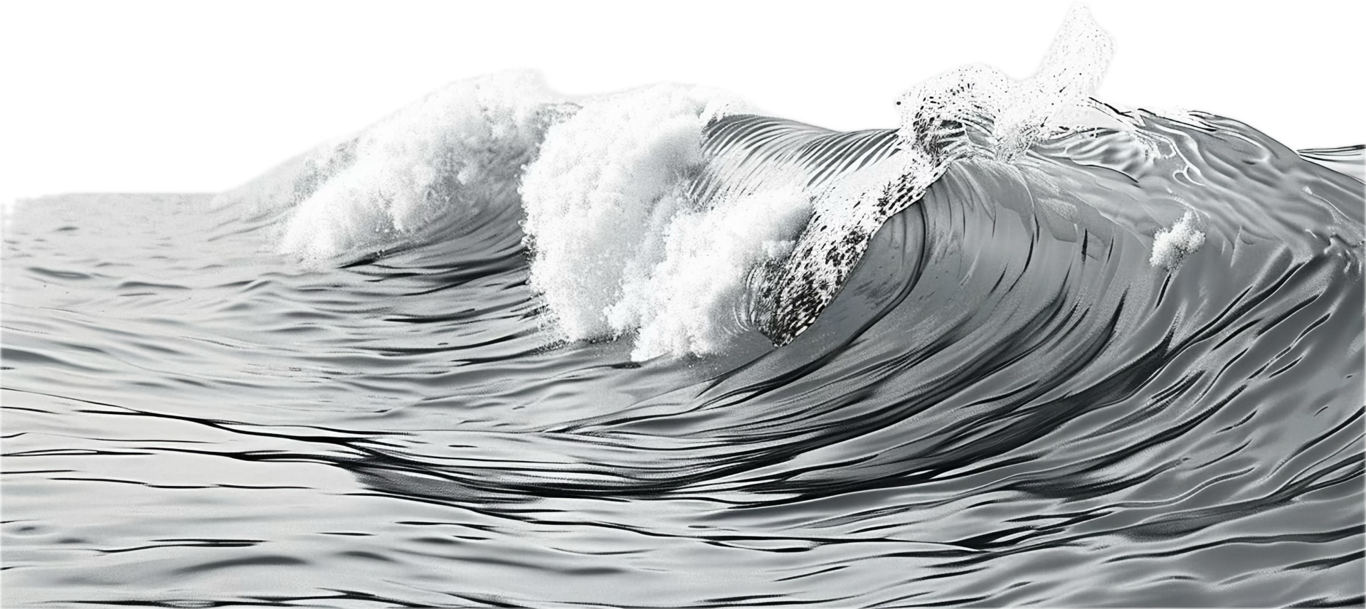 Giant Ocean Wave in Motion. png