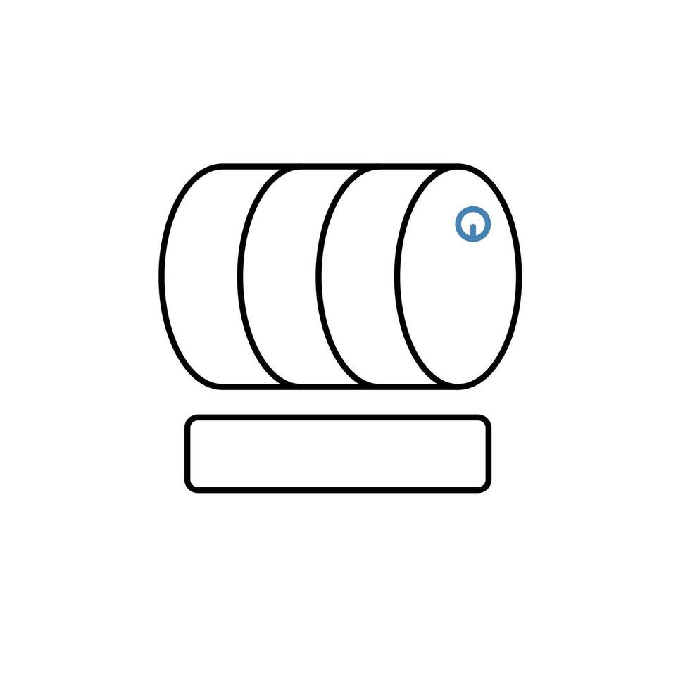 beer barrel concept line icon. Simple element illustration. beer barrel concept outline symbol design. vector
