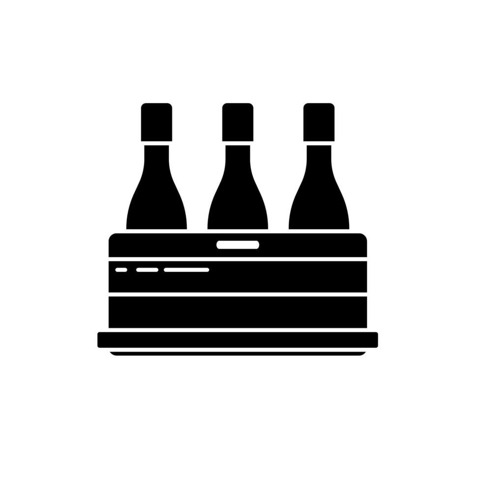 beer pack concept line icon. Simple element illustration. beer pack concept outline symbol design. vector