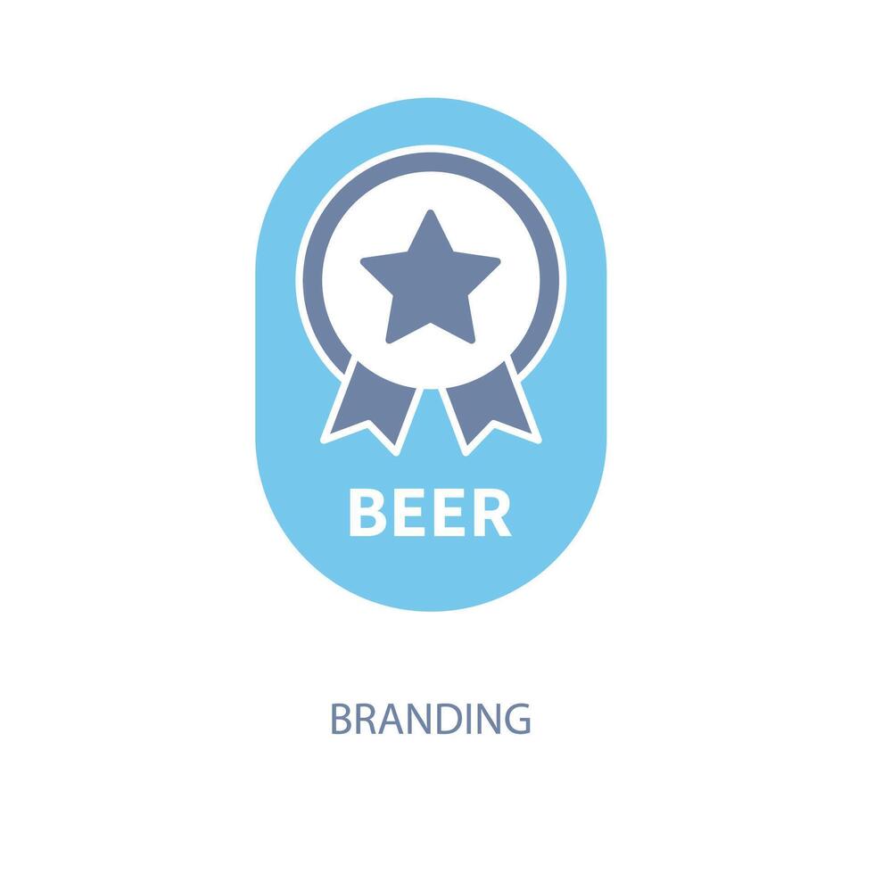 branding pack concept line icon. Simple element illustration. branding pack concept outline symbol design. vector