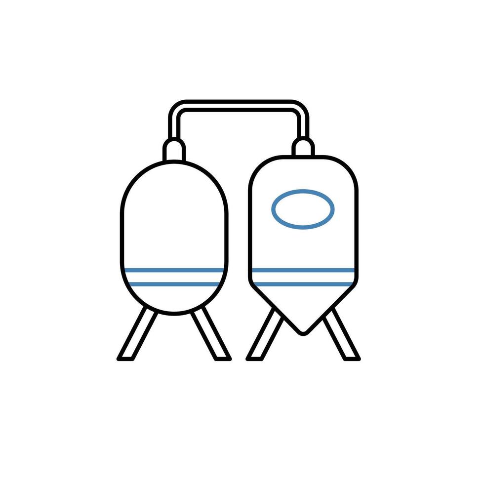 brewery concept line icon. Simple element illustration. brewery concept outline symbol design. vector