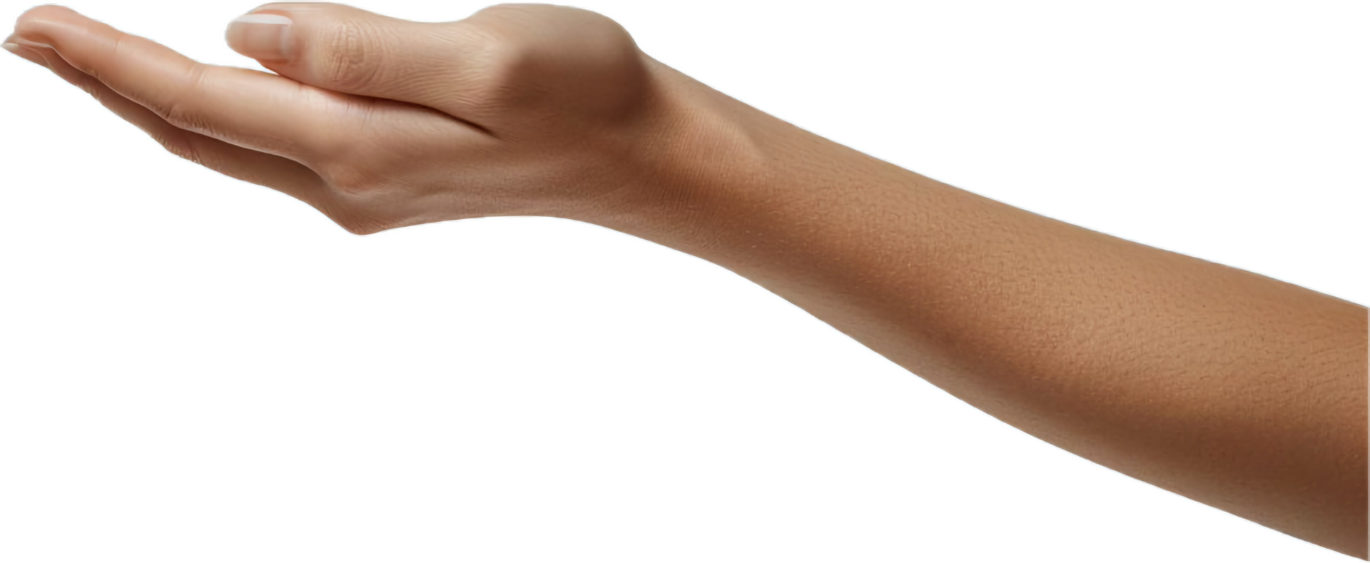 Outstretched hand palm up. png