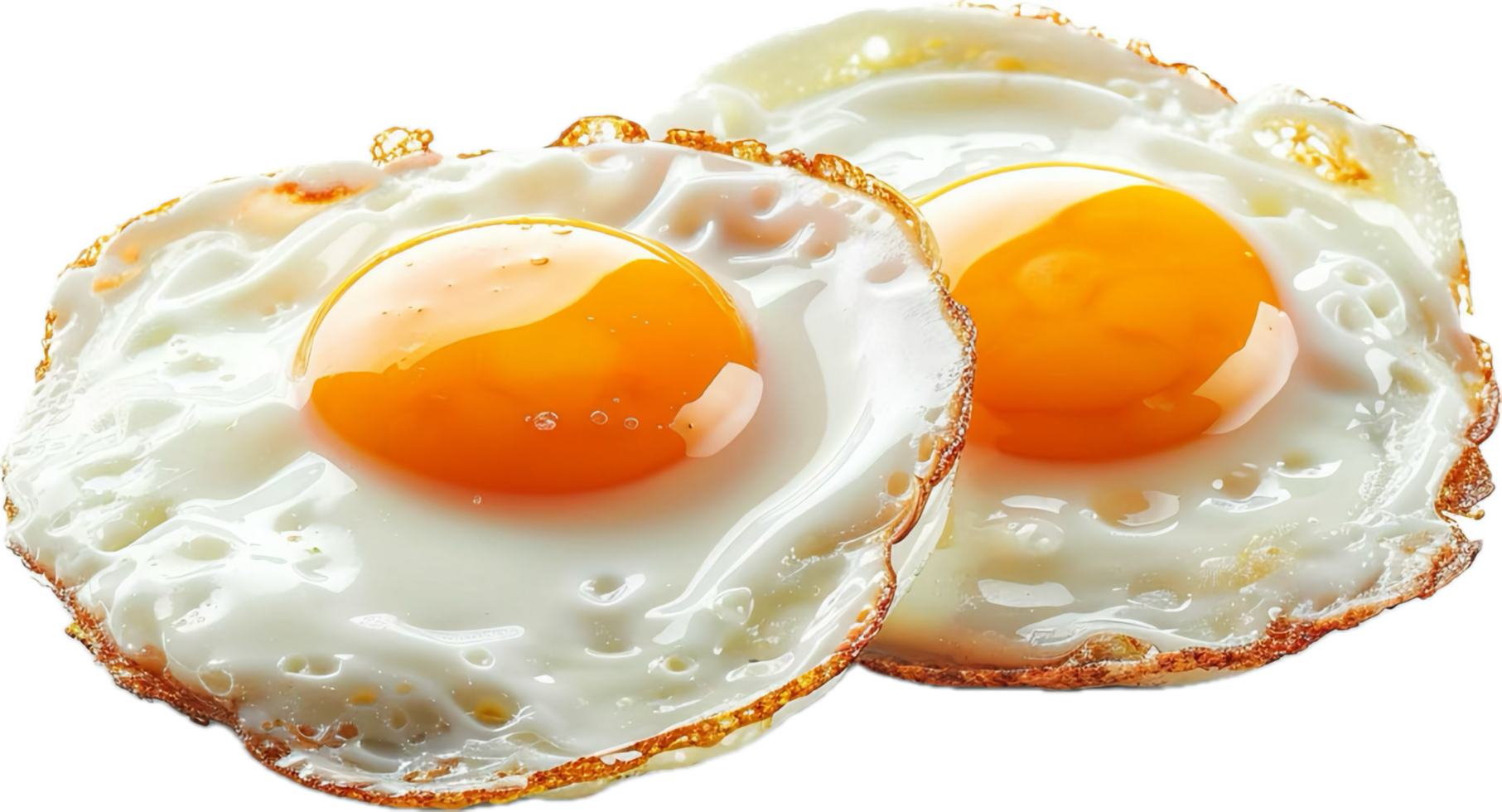 Perfectly Cooked Sunny Side Up Eggs. png