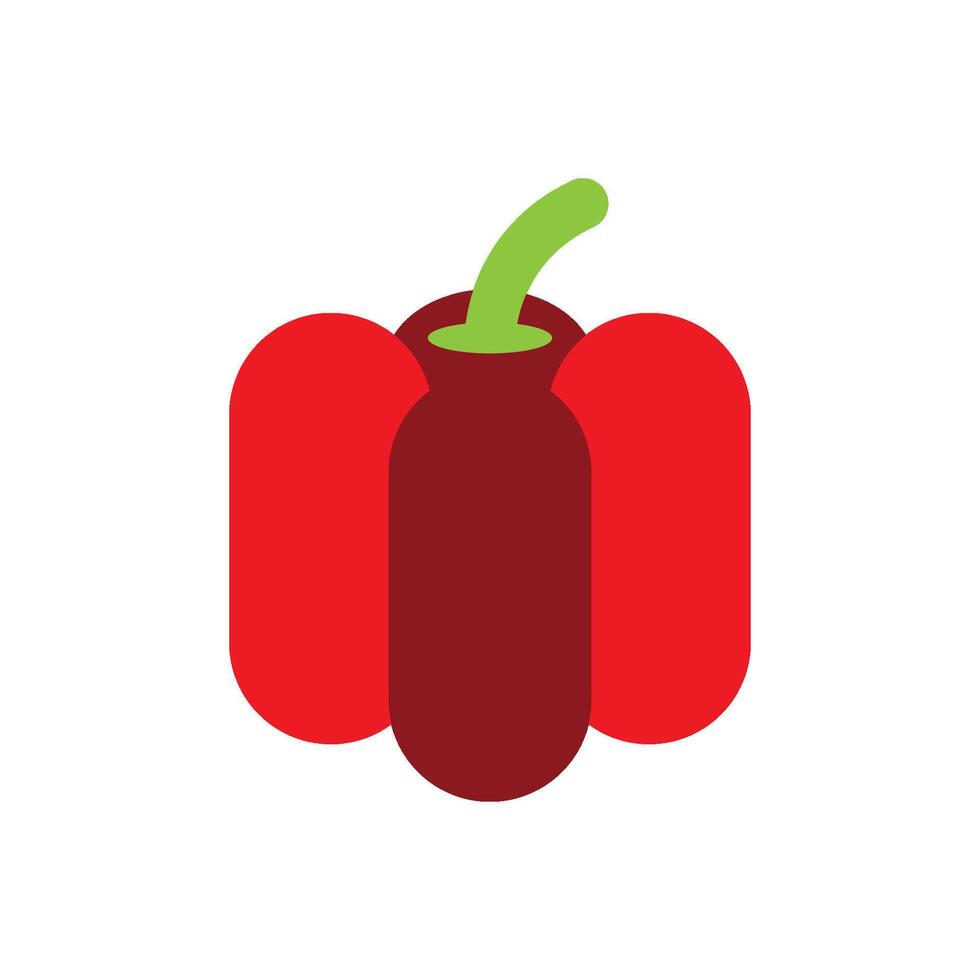 Paprika icon design vector