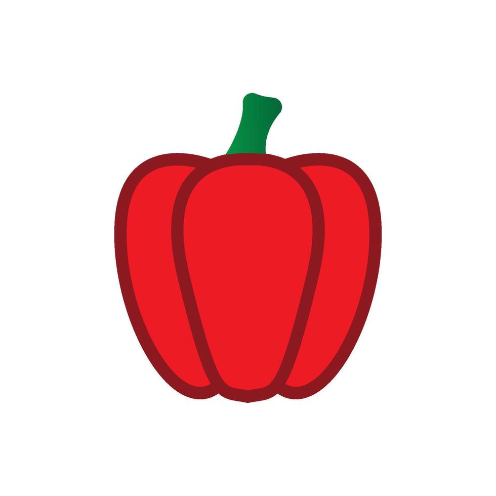 Paprika icon design vector