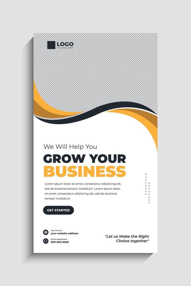 Digital Marketing Agency Social Media Story Template vector