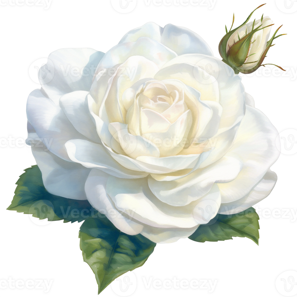 a white rose png