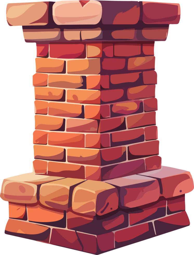 Brick chimney clipart design illustration 46338988 PNG