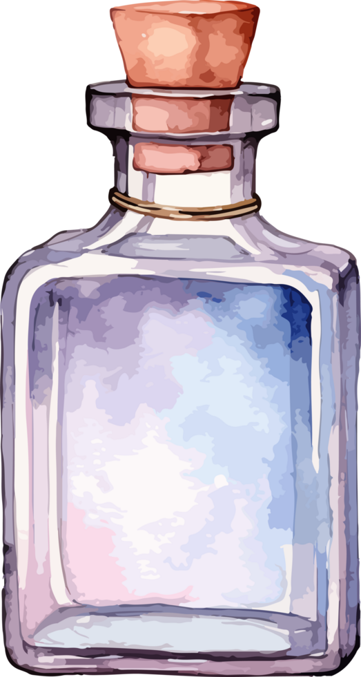 Parfume bottle clipart design illustration png