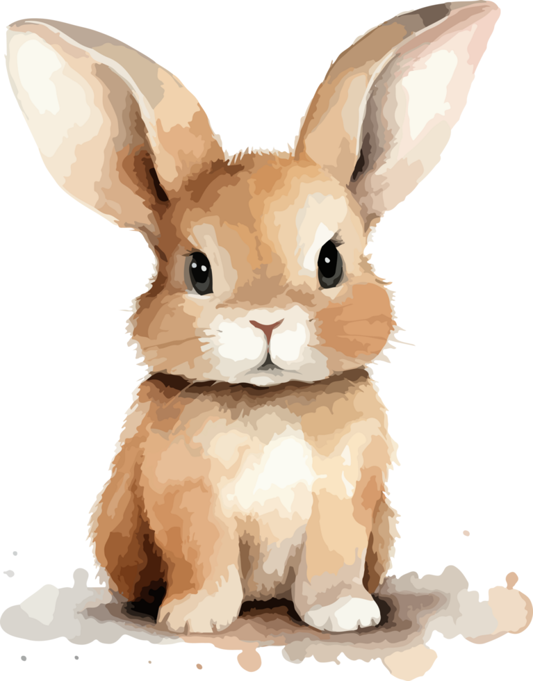 Curte rabbit clipart design illustration png