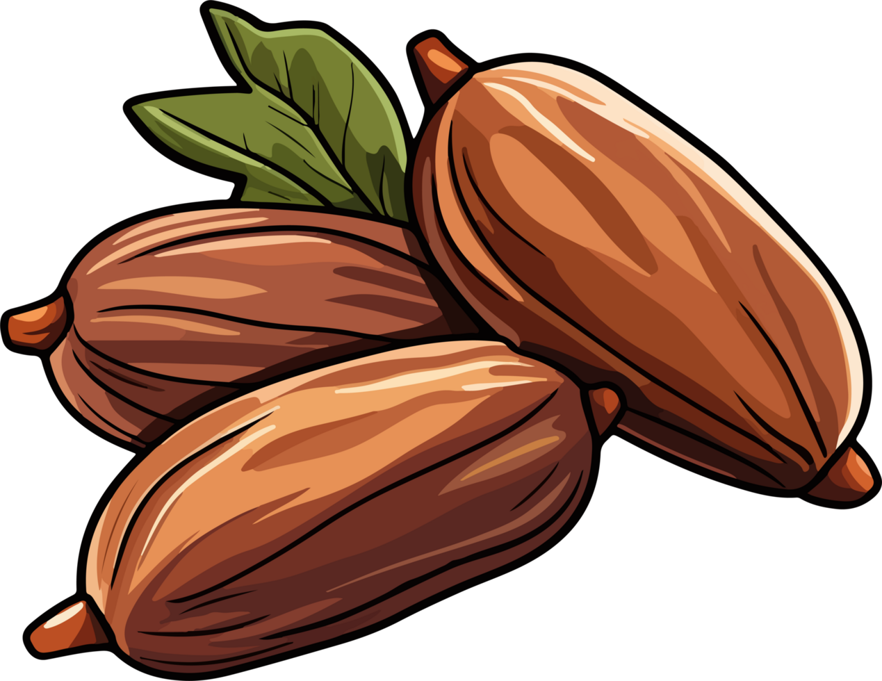 Dried dates clipart design i llustration png