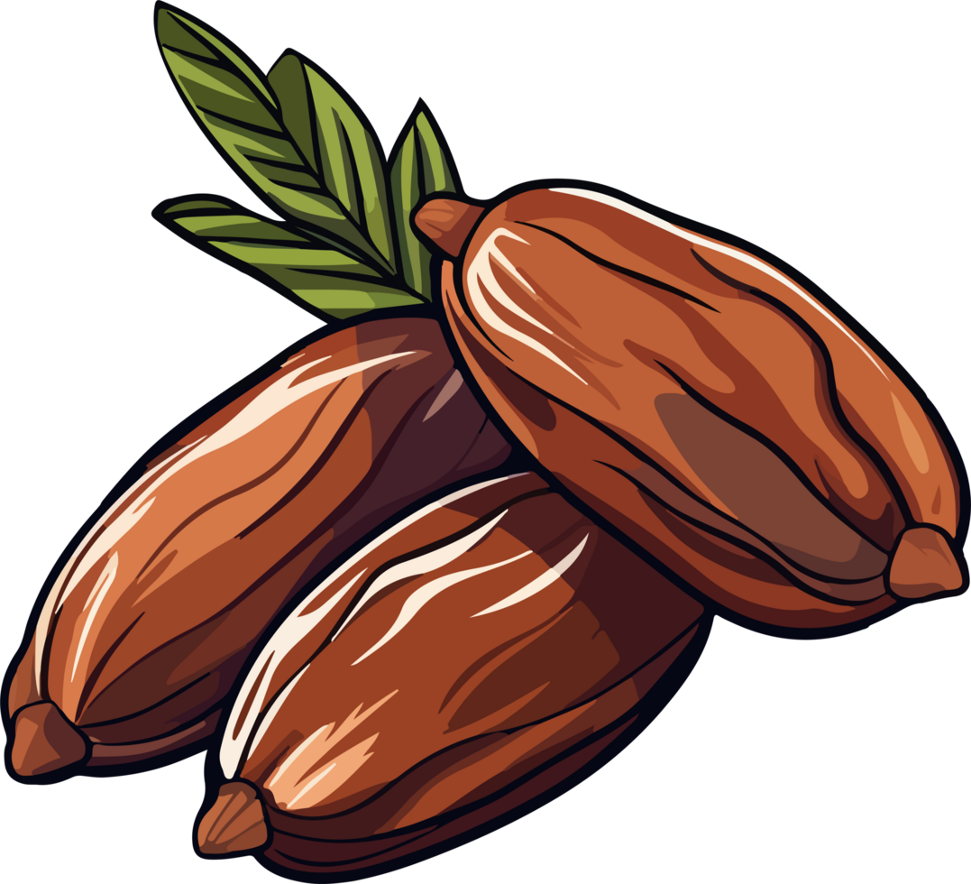 Dried dates clipart design i llustration png