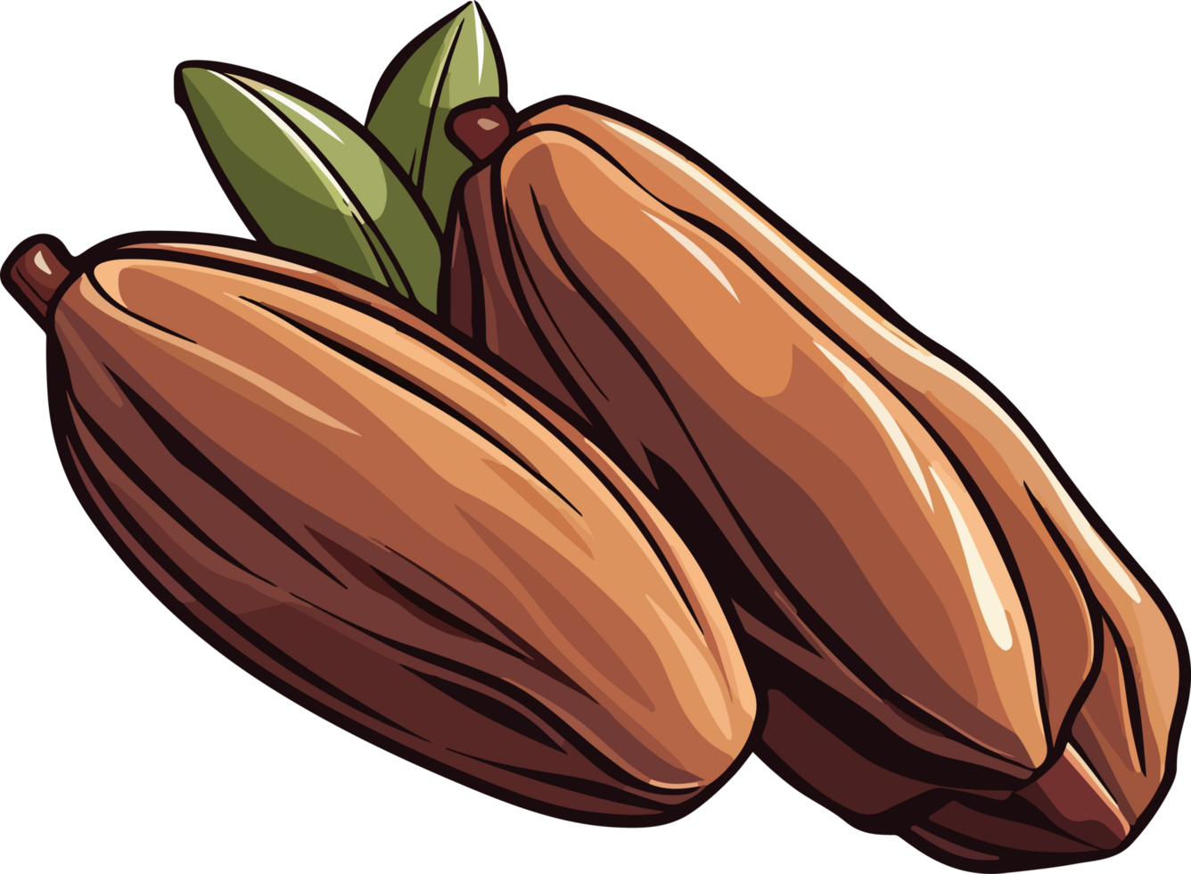 Dried dates clipart design i llustration png