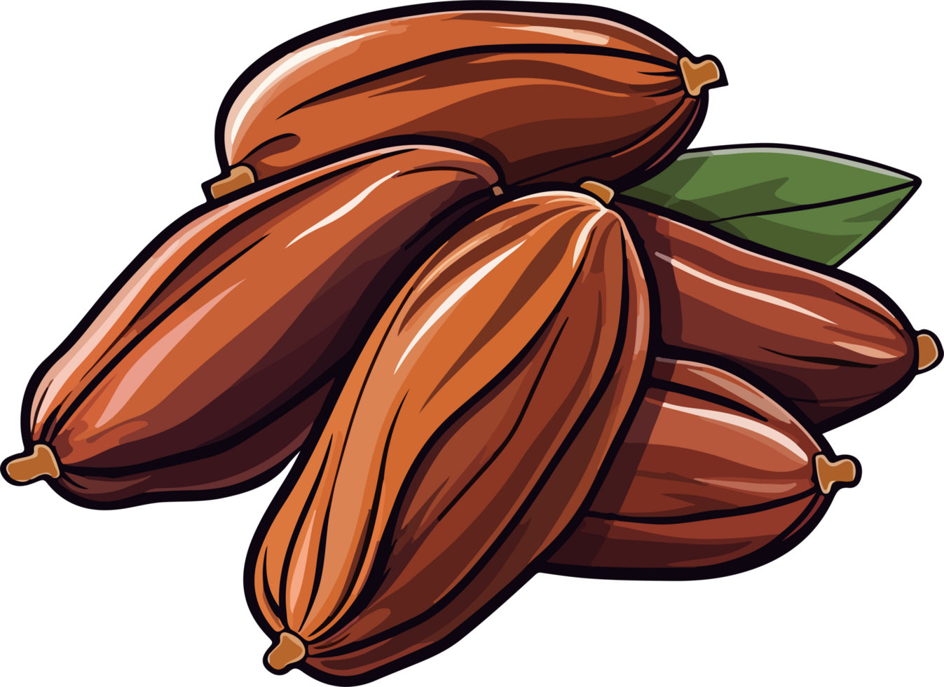 Dried dates clipart design i llustration png