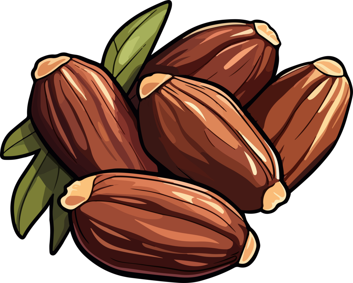 Dried dates clipart design i llustration png