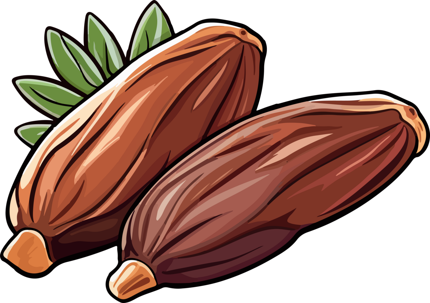 Dried dates clipart design i llustration png