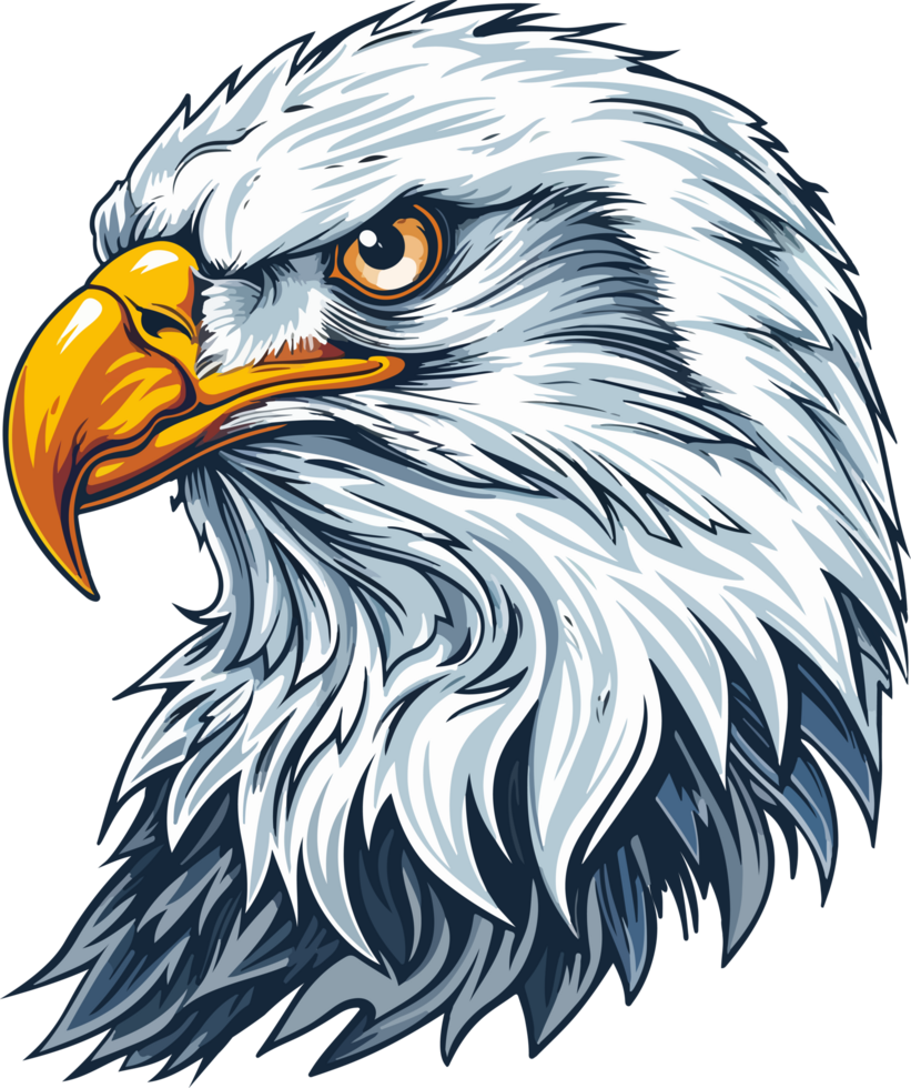 Eagle head clipart design illustration png