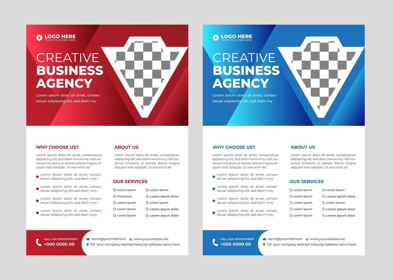 modern abstract business corporate flyer design set. Creative trendy digital marketing Magazine brochure annual report template design with bundle. letterhead Leaflet flyer vector