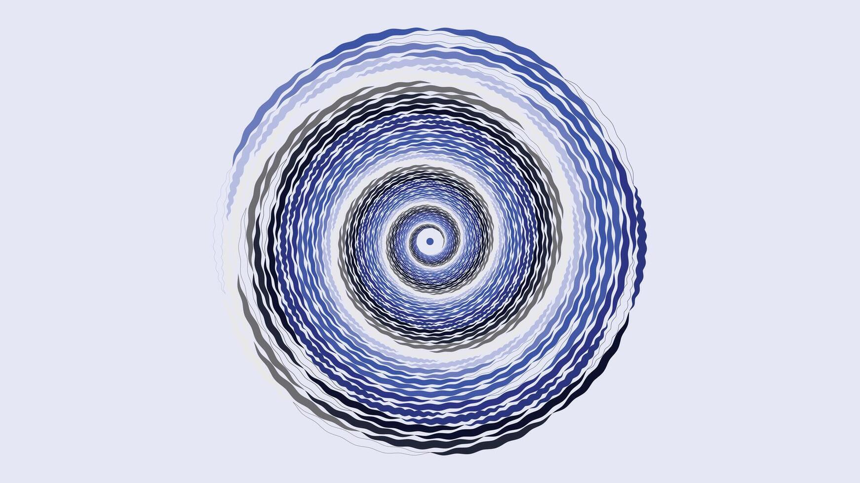 Abstract spiral dotted spinning galaxy background. vector