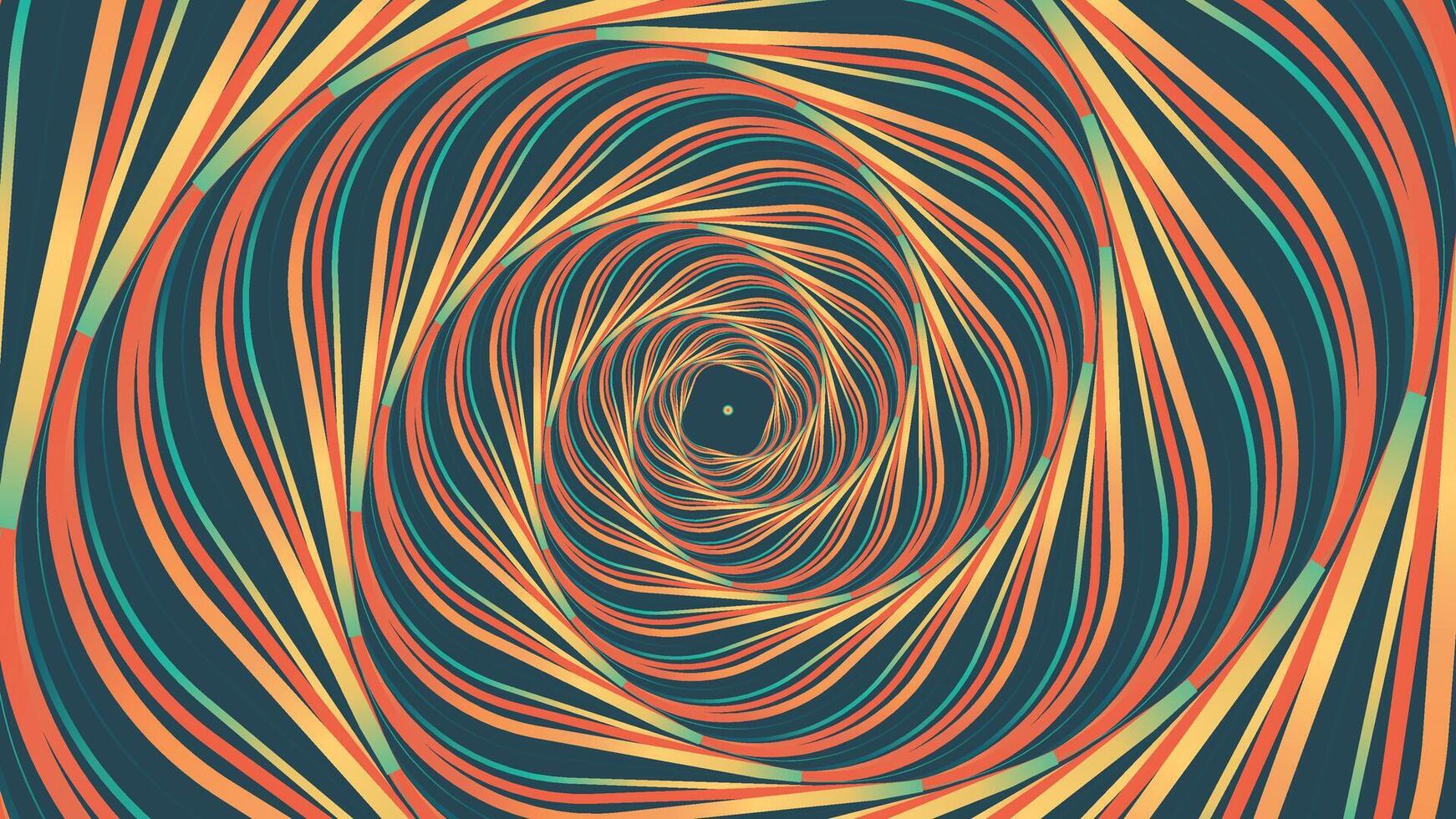Abstract spiral dotted spinning galaxy background. vector