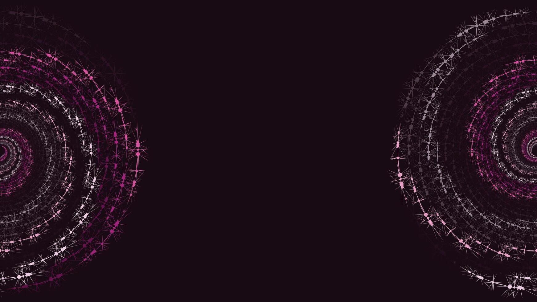 Abstract spiral dotted spinning galaxy background. vector
