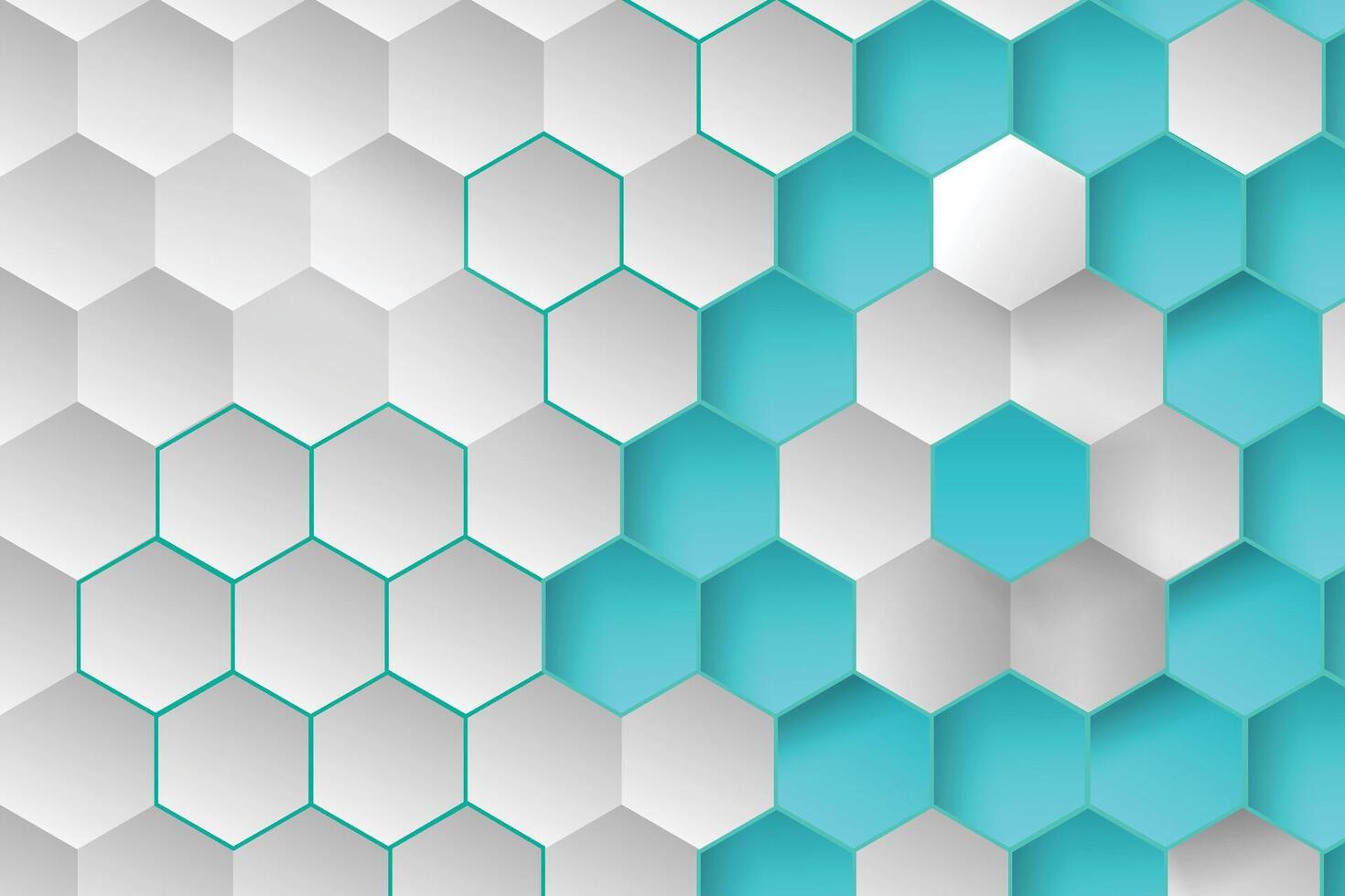 abstract 3d futuristic blue and white color background vector