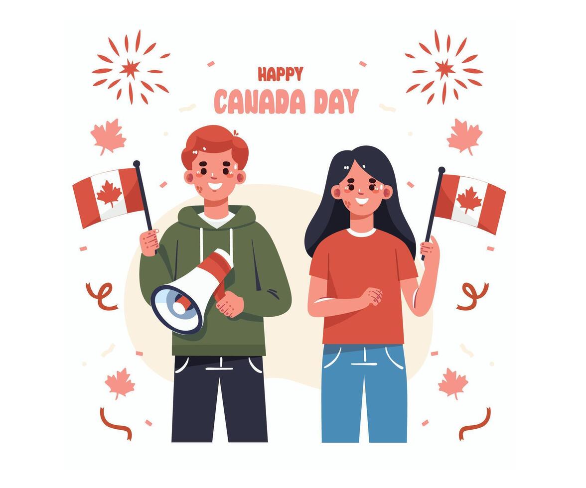 Canada Day Celebration vector