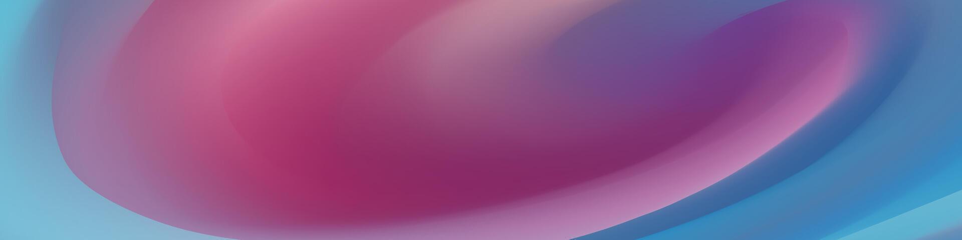 Visually striking smooth pink and blue mesh wave blur banner, lending a distinctive, modern touch to promotional banners, social media posts, brochures, and presentation graphics vector