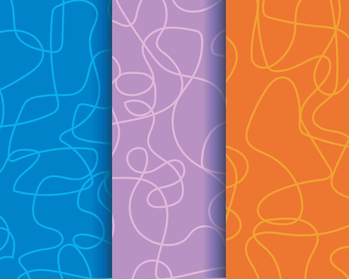 art abstract irregular curved lines background vector
