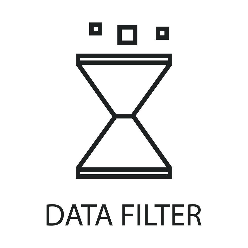 flat icon data analyst art vector