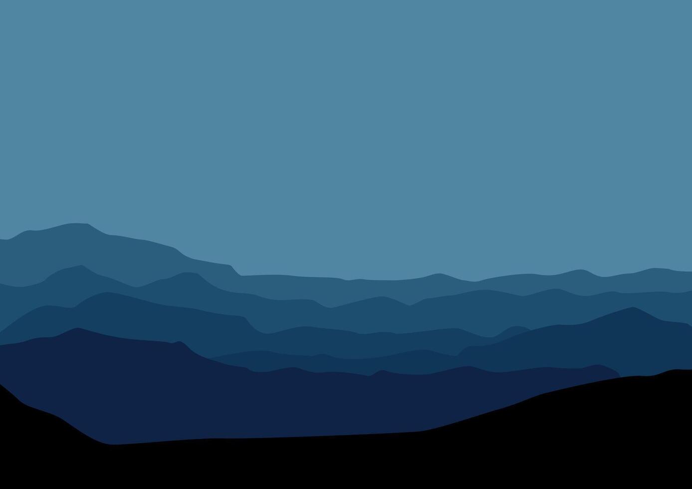 mountains landscape panorama design illustration vector