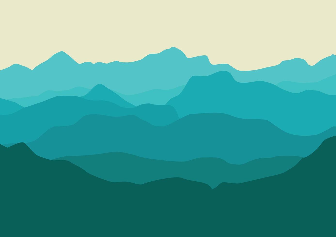 mountains landscape panorama design illustration vector