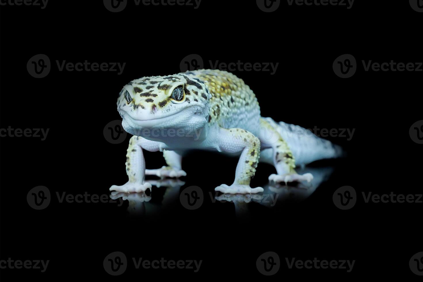 Leopard Gecko or Eublepharis macularius photo