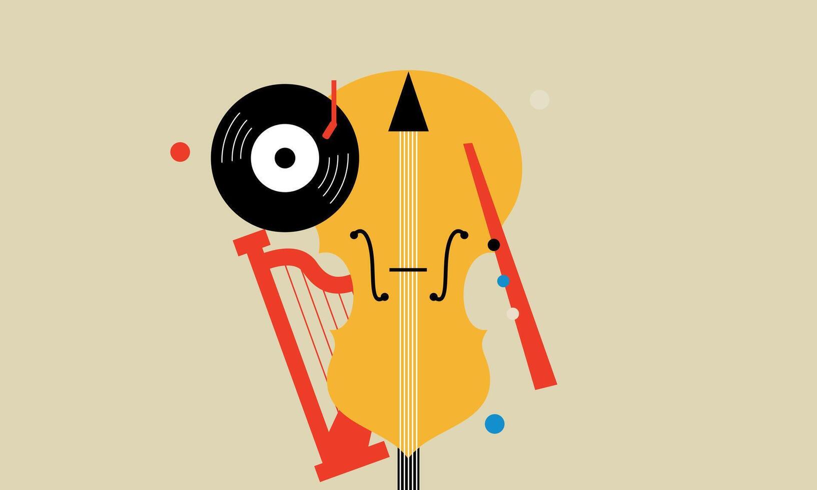 Jazz music. Concert instruments, posters with piano, saxophone vector