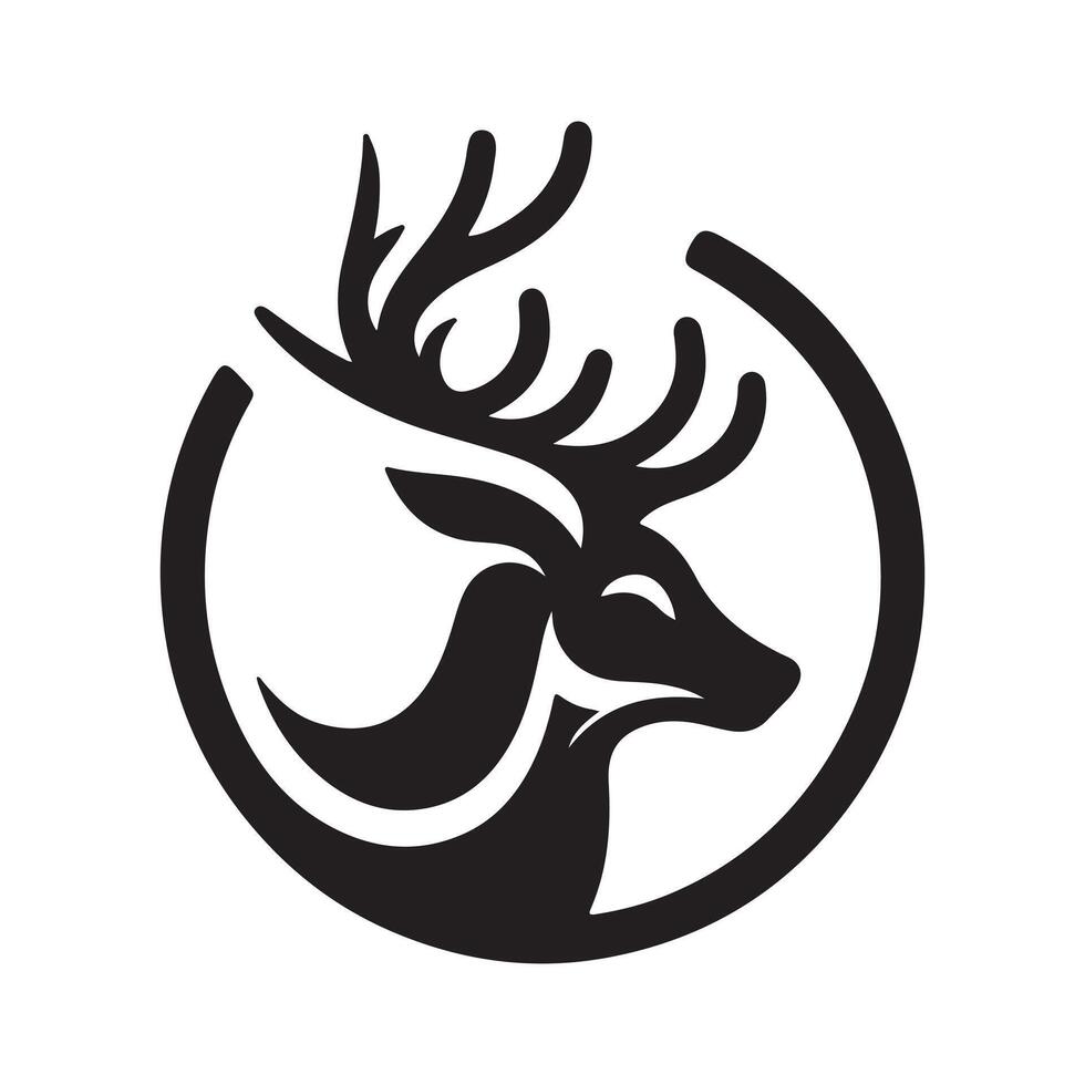 Deer art for Logo Design vector