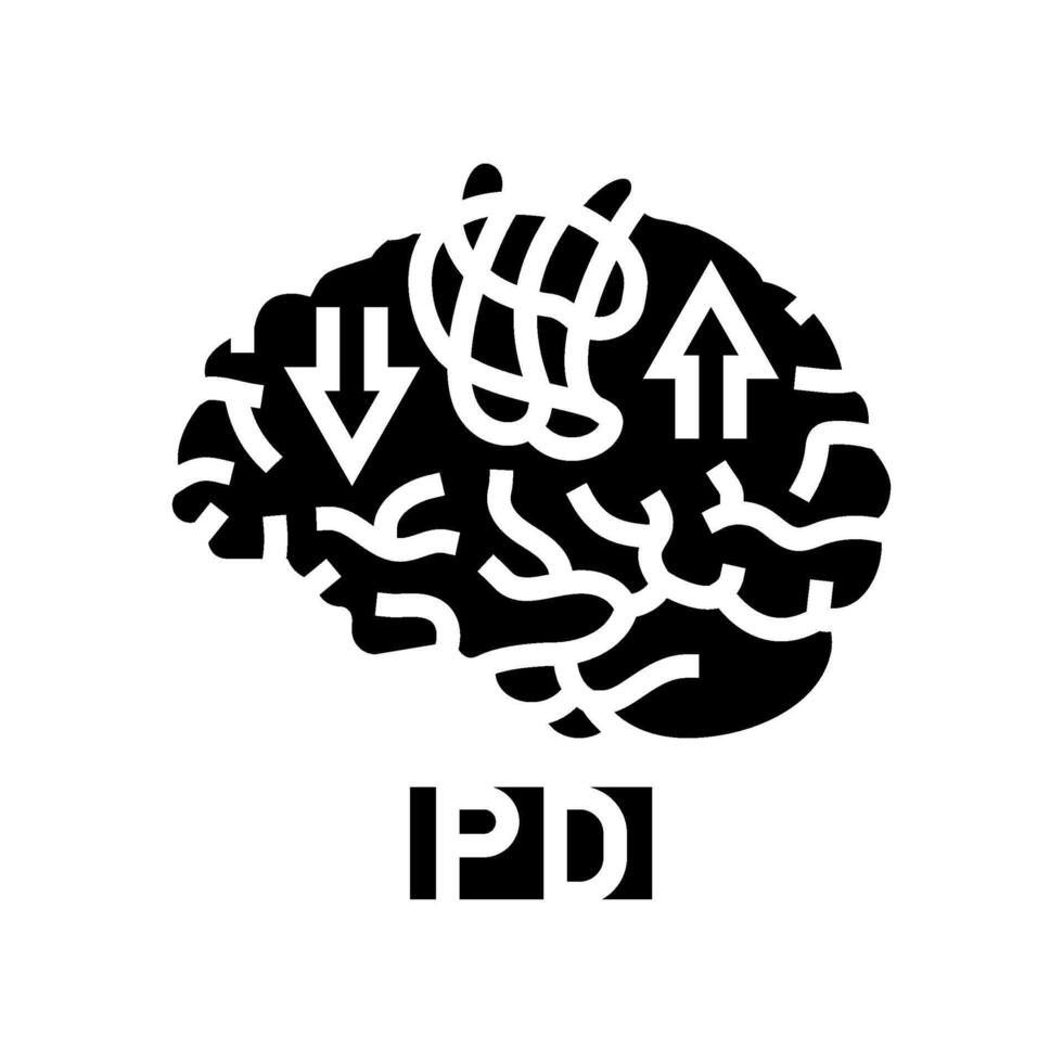 prion diseases glyph icon illustration vector