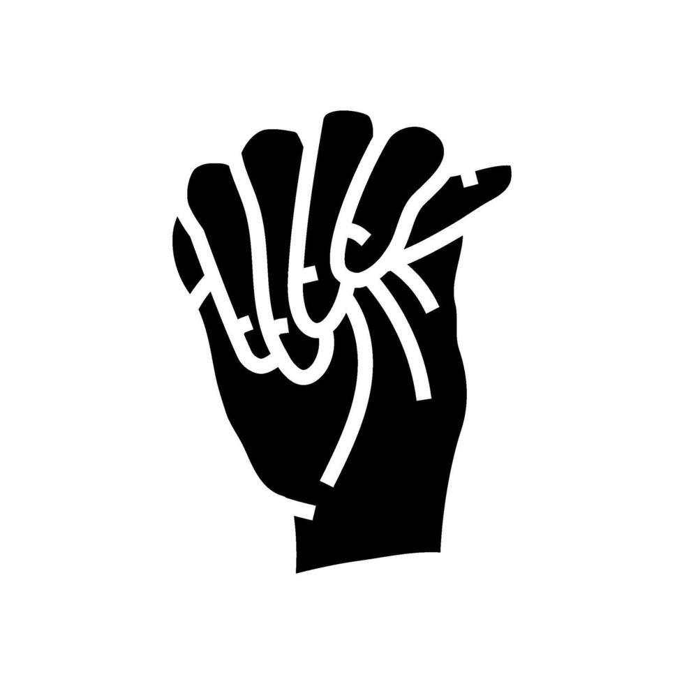 marfan syndrome disease glyph icon illustration vector