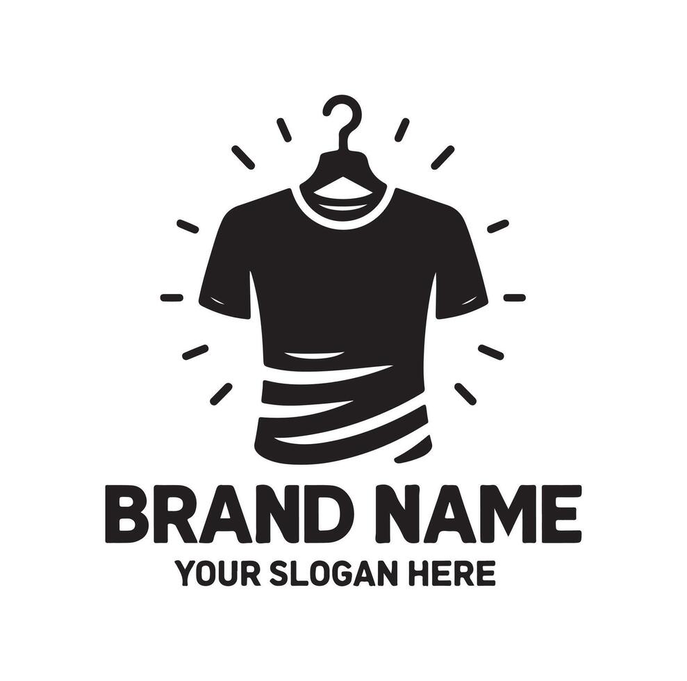 clothing t shirt company logo illustration vector