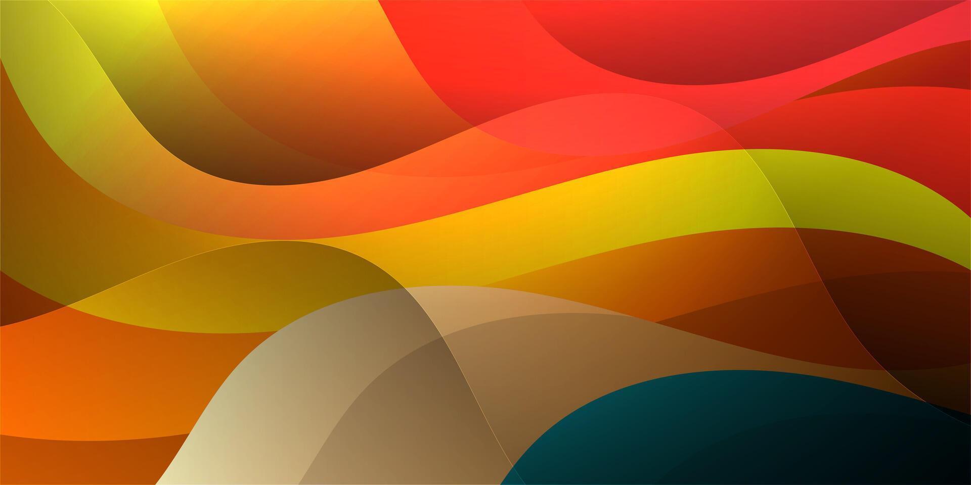 waving line background with colourfull gradient vector
