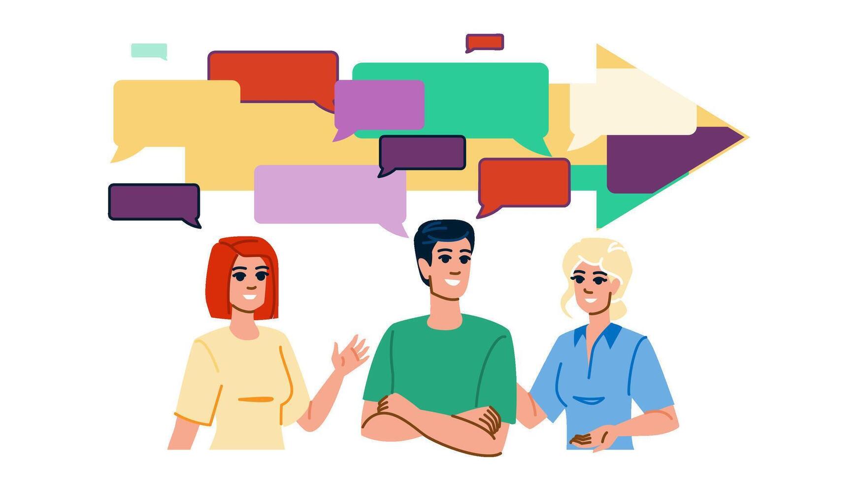 retail omnichannel business vector