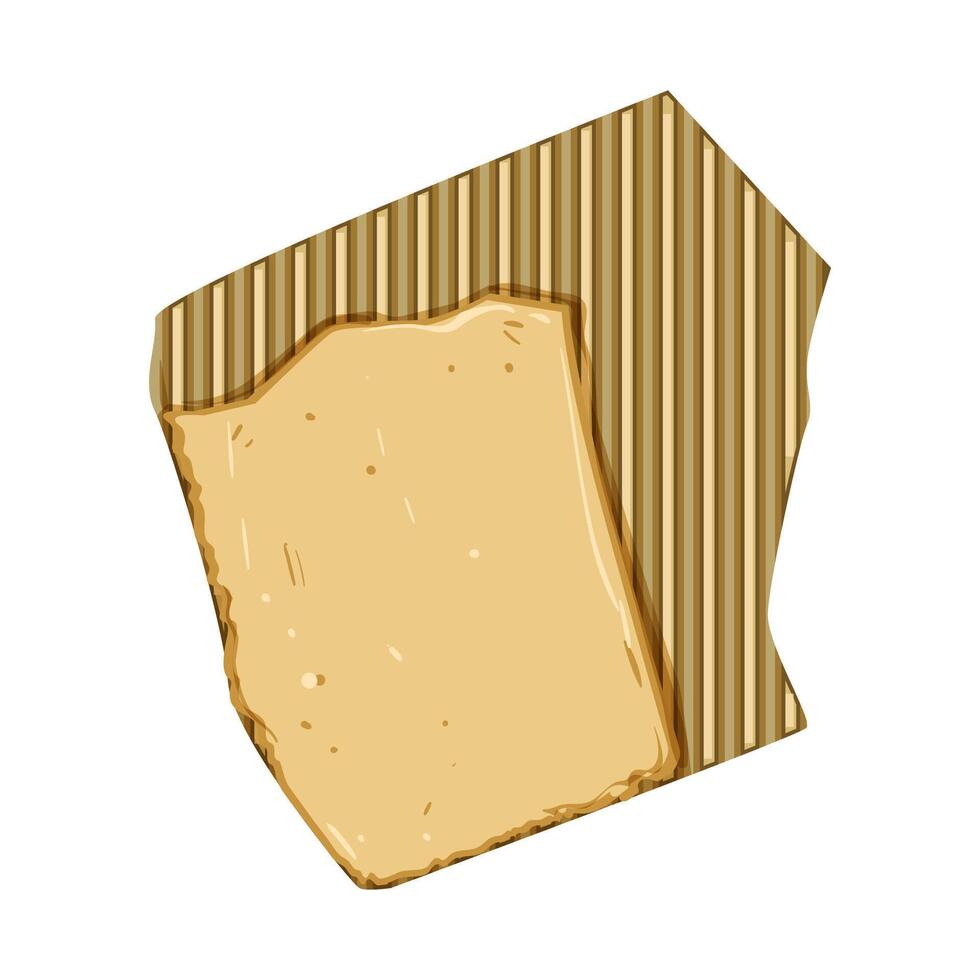 page torn cardboard cartoon illustration vector