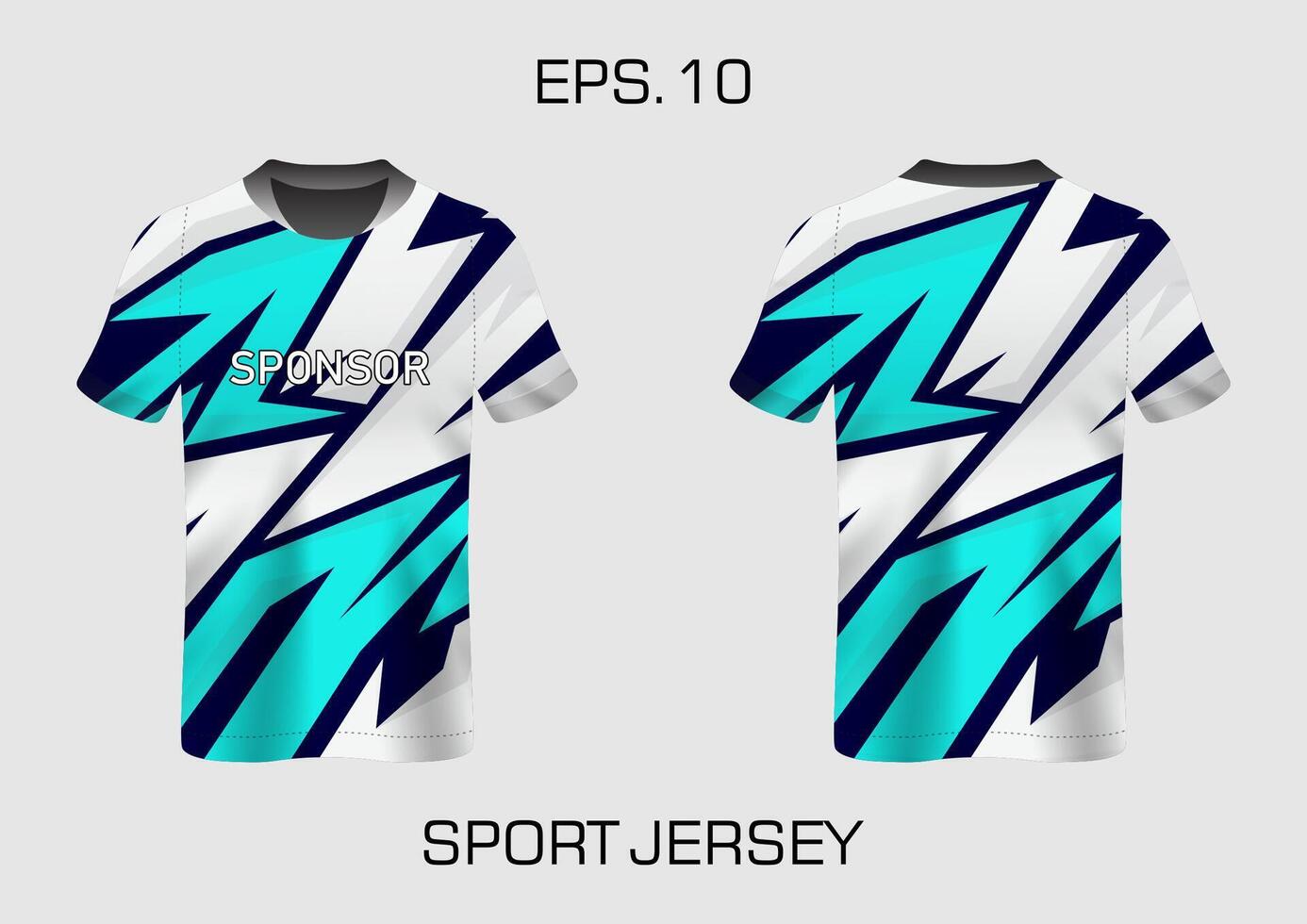 Sublimation t-shirt design jersey geometric pattern with striped style premium collection vector