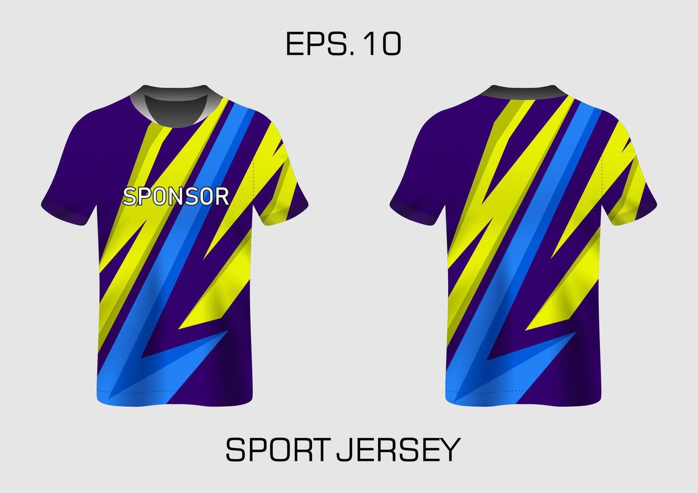 Sublimation t-shirt design jersey geometric pattern with striped style premium collection vector
