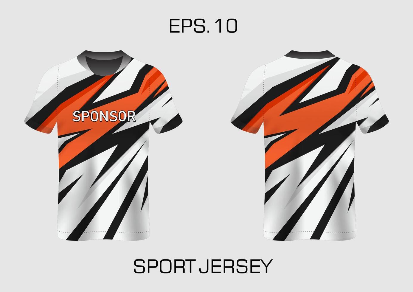 Sublimation t-shirt design jersey geometric pattern with striped style premium collection vector