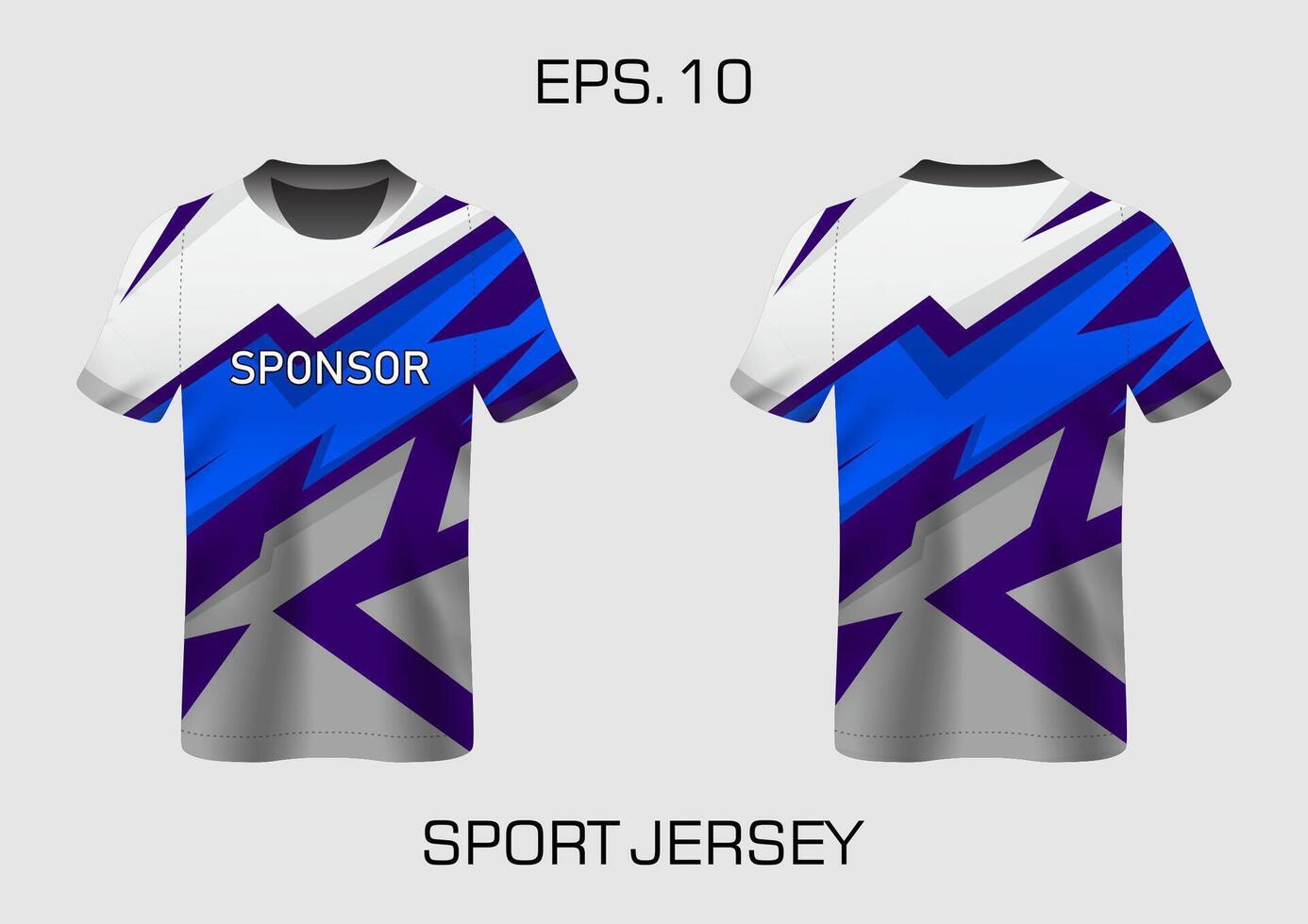 Sublimation t-shirt design jersey geometric pattern with striped style premium collection vector