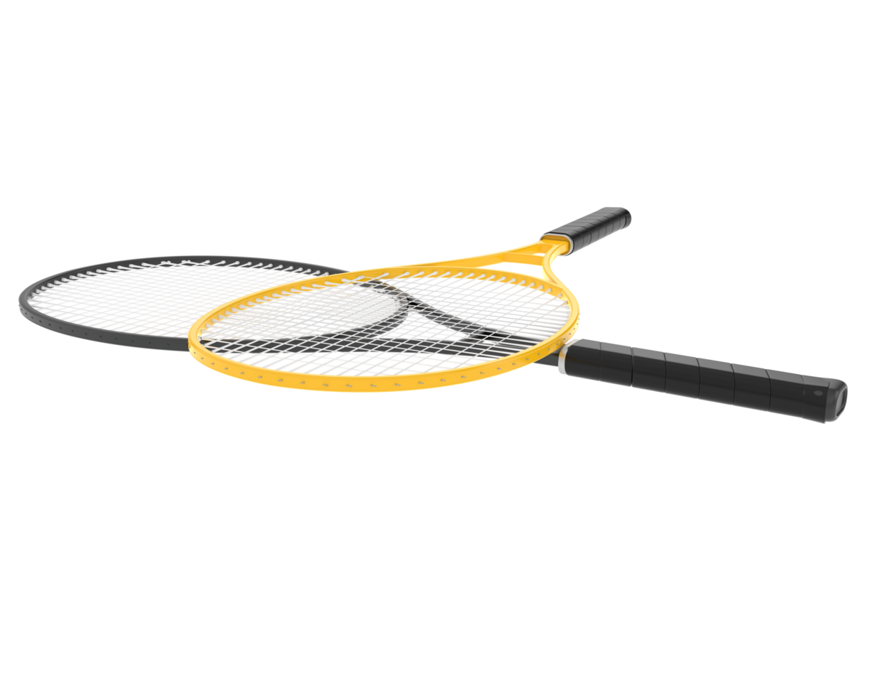racchetta isolato su sfondo. 3d interpretazione - illustrazione png